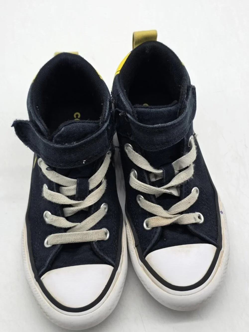 Converse All Star Shoes Kids 1 Malden Street Lightning High Top Sneakers Stains